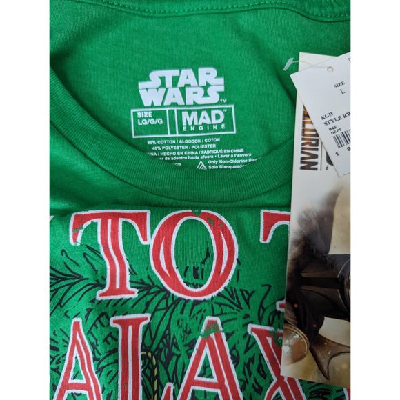 Disney Mad Engine Star Wars Joy to the Galaxy Christmas T-Shirt L - Picture 7 of 8
